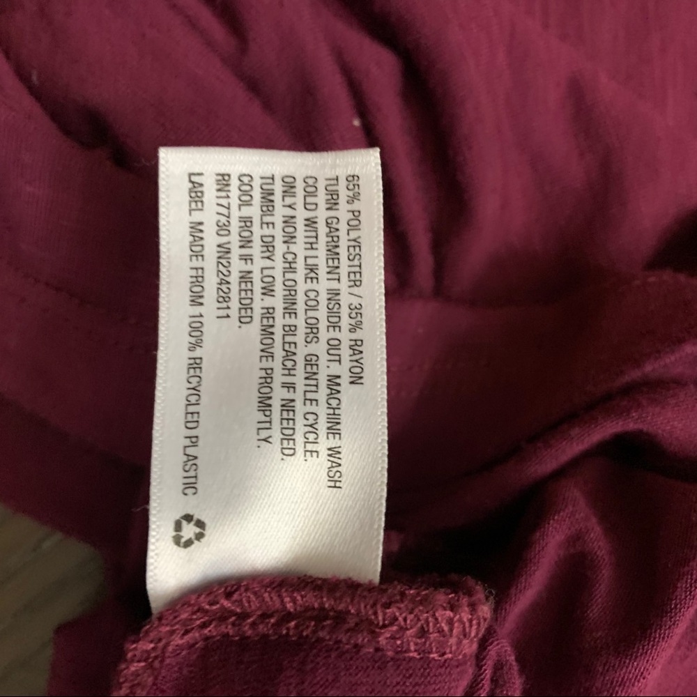 Xhilaration maroon fringe top Size XS - Picture 14 of 14